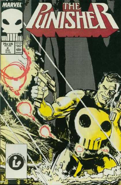 Punisher 2 - Marvel - August - Skull - Gun - Weapon - Klaus Janson, Tim Bradstreet