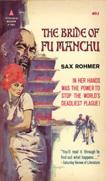 Pyramid Books - The Bride of Fu Manchu - Sax (pen Name Used By Arthur Sarsfield Ward) Rohmer
