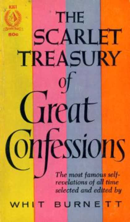 Pyramid Books - The Scarlet Treasury of Great Confessions - Whit Burnett