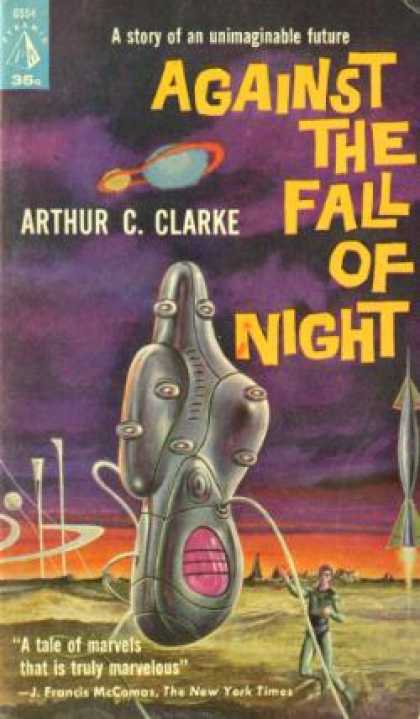 Pyramid Books - Against the fall of night - Arthur C. Clarke