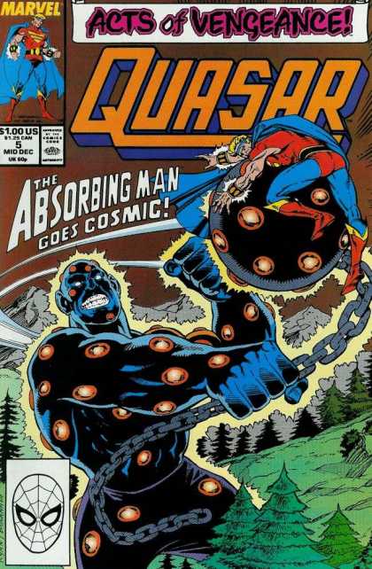 Quasar 5 - Marvel - Marvel Comics - Absorbing Man - Cosmic - Vengeance - Paul Ryan