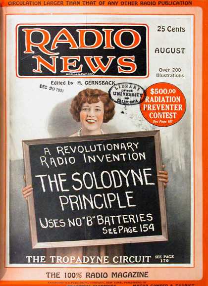 Radio News - 8/1924