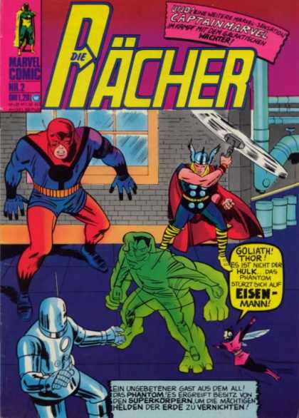 Raecher 2 - Captain Marvel - Thor - Goliath - Robot - Phantom
