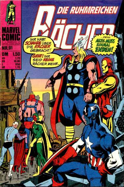Raecher 86 - Thor - Iron Man - Captain America - Marvel - German Comic