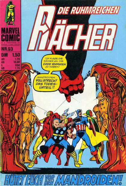 Raecher 88 - Marvel Comics - Die Ruhmreichen - Racher - Mandroiden - Ruhmreichen