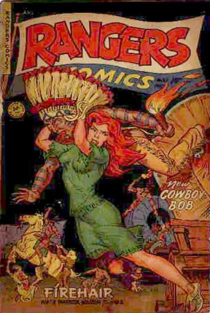 Rangers 62 - Firewoman - Indian - Green Dress - Cowboy Bob - Horse