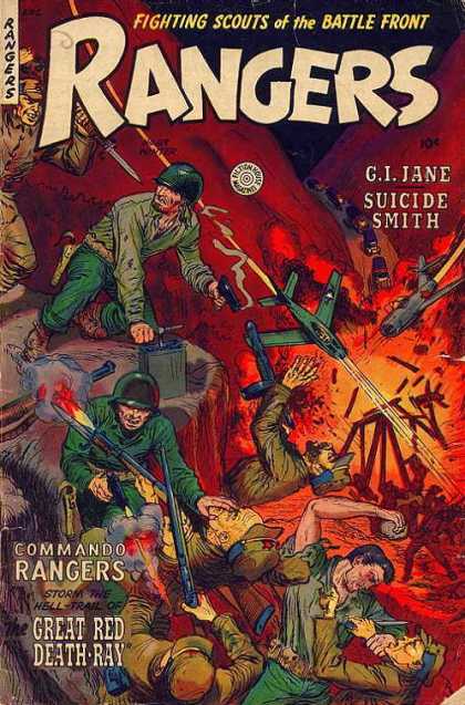 Rangers 69 - Fighting Scouts Of The Battle Front - Gijane - Suicide Smith - Great Red Death-ray - Commando Rangers