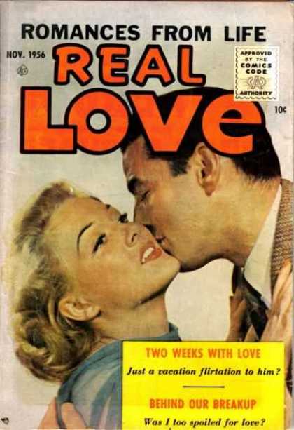 Real Love 76 - Romances From Life - Approved By The Comics Code - Man - Woman - Two Weeks With Love