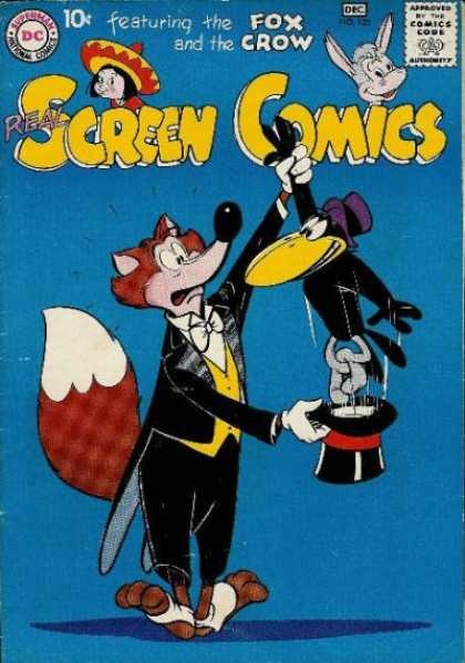 Real Screen Comics 125 - The Fox And The Crow - Magician - Top Hat - Tailcoat - Spats