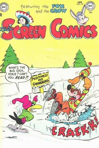 Real Screen Comics 70 - Fox - Crow - Dc - Superman - National Comics