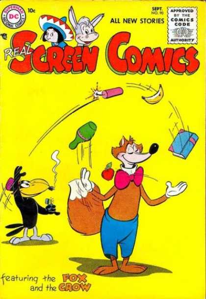 Real Screen Comics 90 - The Fox - The Crow - Juggling - Dynamite - Mischeif