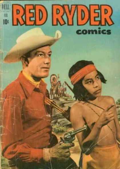Red Ryder Comics 103 - Cowboy - Indian - Gun - Arrows - Indian Chief