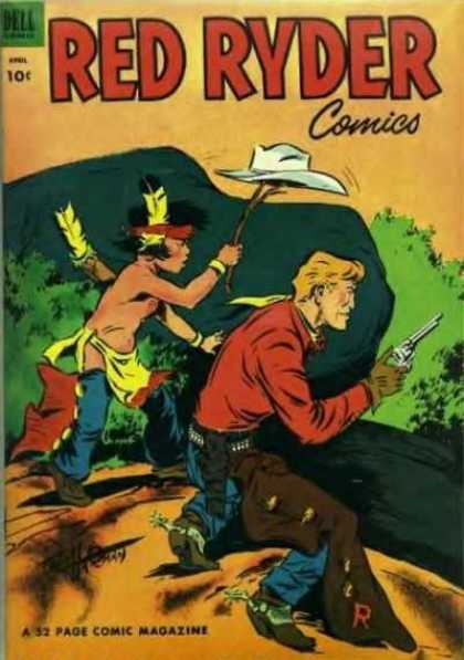 Red Ryder Comics 117 - Dell - Dell Comics - Red Ryder - Wild West - Indians