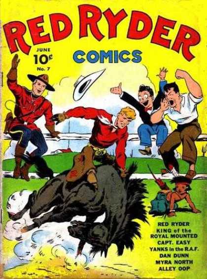 Red Ryder Comics 7 - Little King - Flying Hat - Red Houres - Big Man - Magic Man