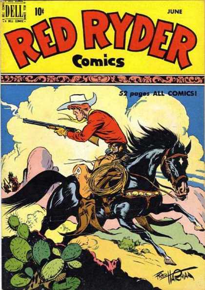 Red Ryder Comics 83 - Cap - Dell - June - Horse