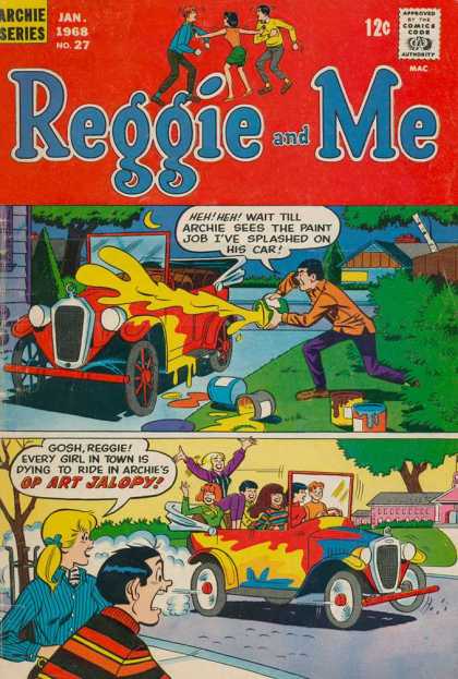 Reggie and Me 27 - Car - Paint - Archie - Jalopy - Houses