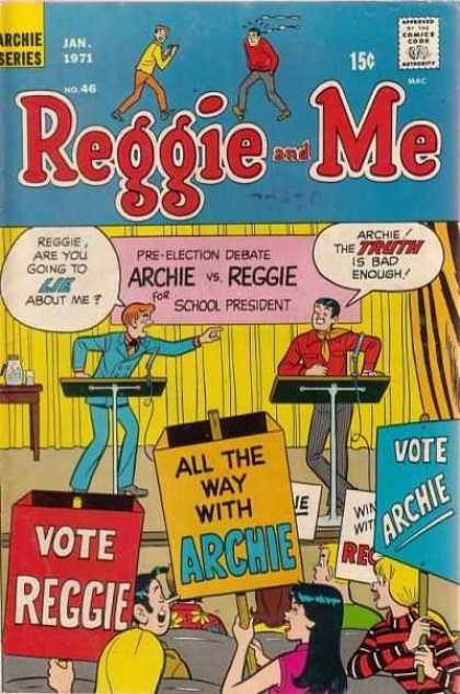 Reggie and Me 46 - Reggie And Me - Archie Comics - School President - Election - Debate