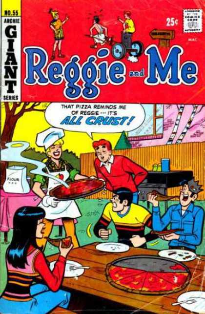 Reggie and Me 55 - Archie Giant Series - All Crust - Pizza - Cookout - Fence