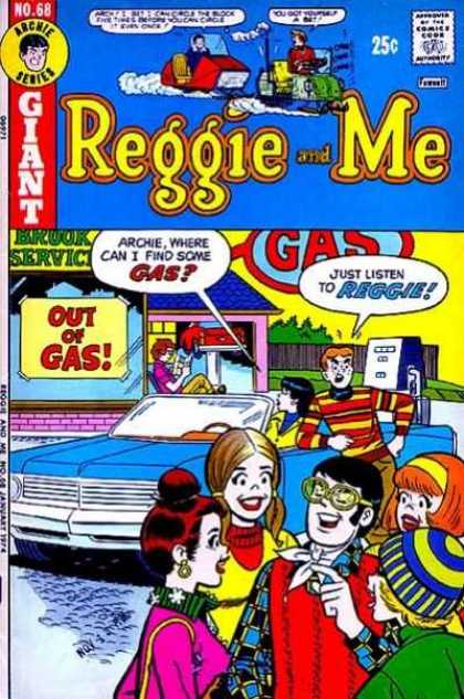 Reggie and Me 68 - Archie - Veronica - Car - Gas Station - Bragging