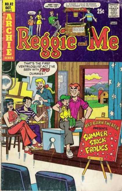 Reggie and Me 82 - No 82 - Archie Series - Girls - Boys - Summer Stock Frolics