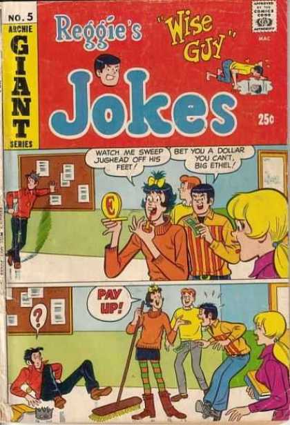 Reggie's Wise Guy Jokes 5 - Giant Series - Approved By The Comics Code - Wise Guy - Woman - Man