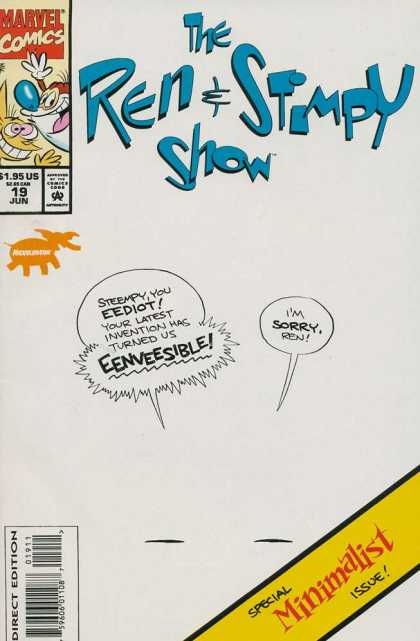 Ren & Stimpy Show 19 - Marvel - Nickeldon - Happy Happy - Joy Joy - Eediot