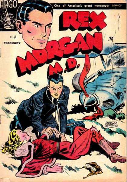 Rex Morgan M.D 2 - Doctor - Plane Crash - Injured Woman - Red Dress - Stethoscope