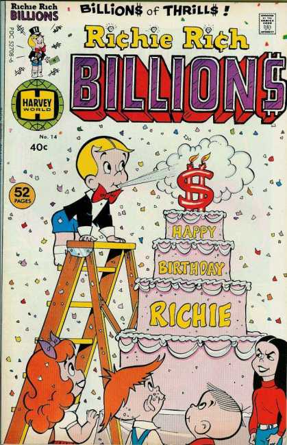 Richie Rich Billions 14 - Harvey - World - Happy - Pages - Birthday