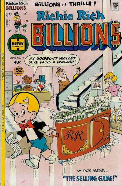 Richie Rich Billions 17 - Richies In The Red - Tickled Pink - Department Store Millions - Five And Dime - Richies Secrets