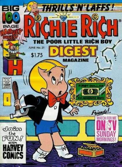 Richie Rich Digest Magazine 21