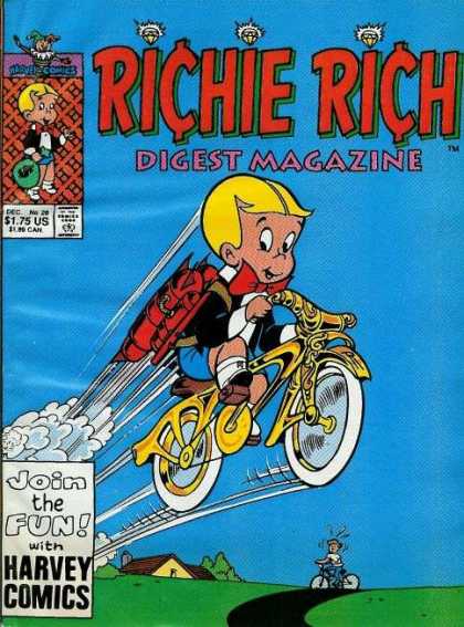 Richie Rich Digest Magazine 26 - Digest - Dec - No 20 - 175 - Blue