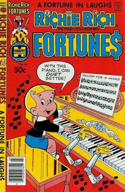 Richie Rich Fortunes 55 - 50c - Harvey - Harvey World - A Fortune In Laughs - A Fortune In Laugh