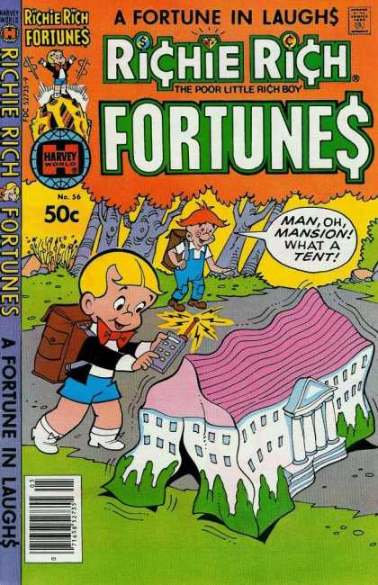 Richie Rich Fortunes 56 - Fortunes - A Fortune In Laughs - Kids - Tent - Forest