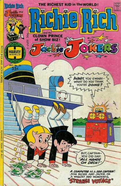 Richie Rich & Jackie Jokers 23 - Harvey - Ship - Robot - Strange Voyage - Money