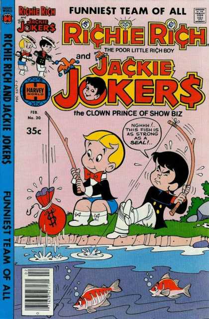 Richie Rich & Jackie Jokers 30 - Fishing Rods - Boys - Diamonds - Water - Fish