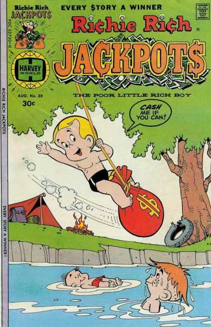 Richie Rich Jackpots 30 - Swing - Pool - Tent - Camping - Money