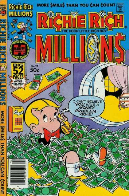 Richie Rich Millions 94 - Richi Rich - Boy - Money - Trouble - Comic