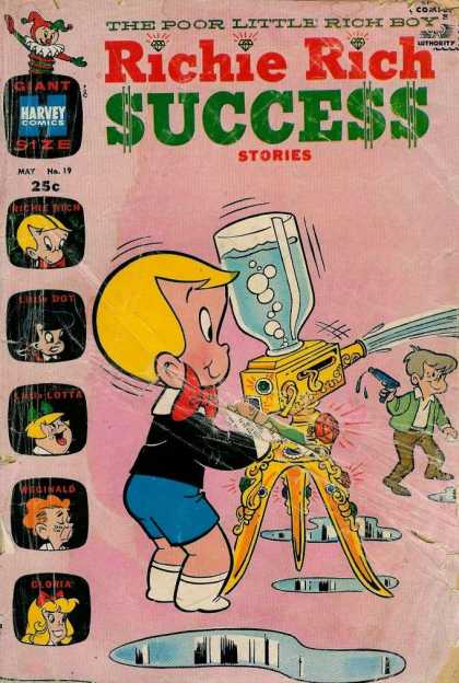 Richie Rich Success Stories 19 - Water Cooler - Reginald - Gloria - Giant Sized - Harvey Comics