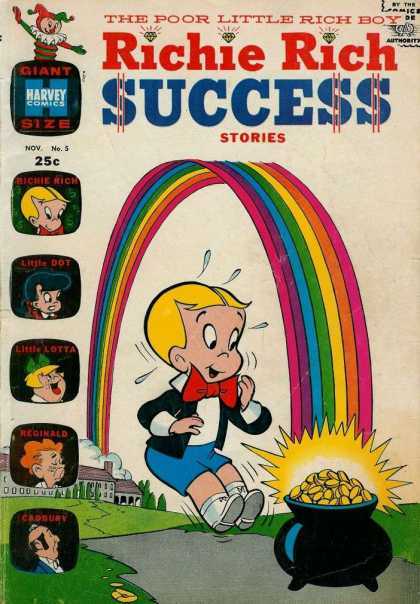 Richie Rich Success Stories 5 - Harvey Comics - Little Dot - Reginald - Little Lotta - Cadbury