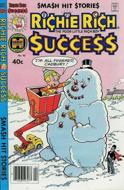 Richie Rich Success Stories 92 - Snowman - Broom - Cadbury - Butler - Finished