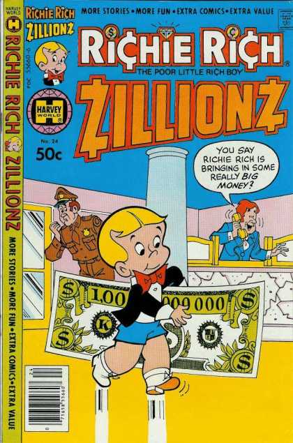 Richie Rich Zillionz 24 - Man - Girl - Money - Guard - Telephone