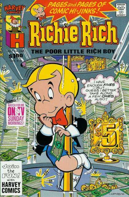 Richie Rich 248 - Money - Bills - Blonde - Gold - Kid