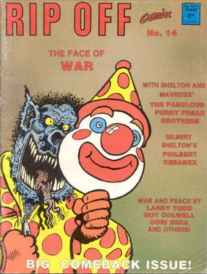 Rip Off Comix 14 - Rip Off - The Face Of War - Face Of War - Comix - Freak Brothers