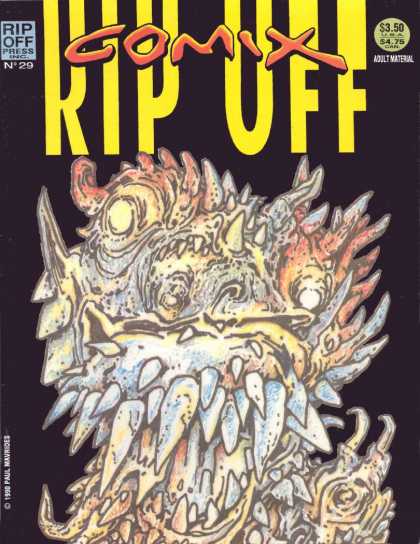 Rip Off Comix 29 - Adult Material - Fangs And Teeth - Mutant - Snarl - Monster