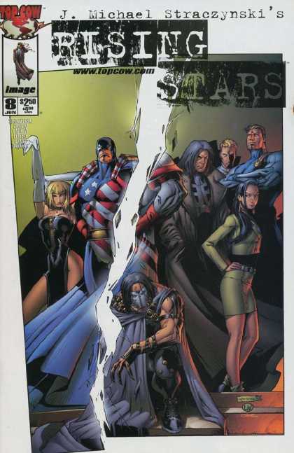Rising Stars 8 - Top Cow Comics - J Michael Straczynski - New Super Heros - The Good Guys - Heroes In Training