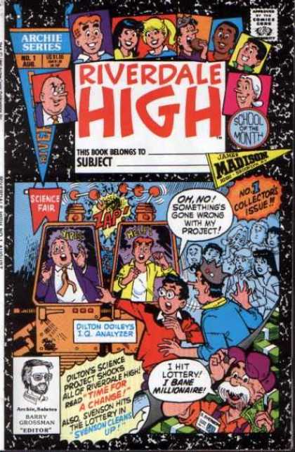 Riverdale High 1 - Archie Series - Madison - Science Fair - Barry Grossman - Jughead - Stan Goldberg