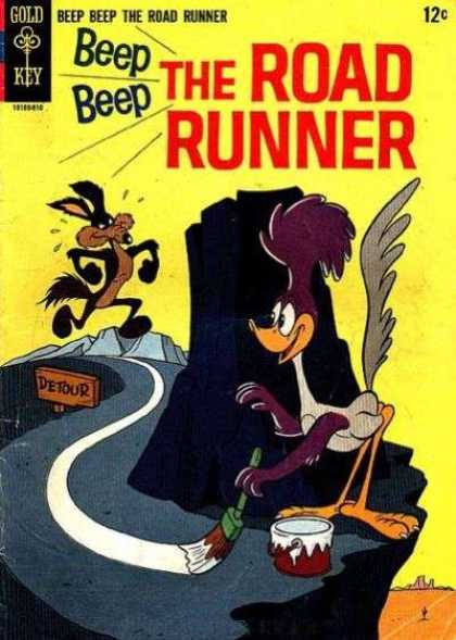 Road Runner 1 - Off The Cliff - Bang - Buck - Here I Come - Splat