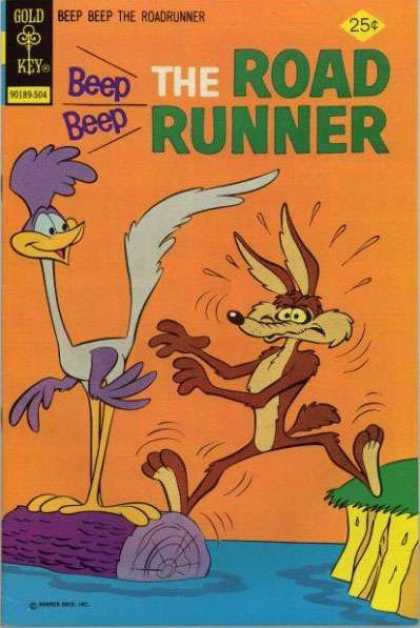 Road Runner 49 - Gold Key - Beep - The Roadrunner - Wood - Water