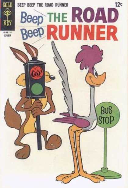 Road Runner 5 - Bus Stop - Re And Green Light - Coyote - Beep Beep - October
