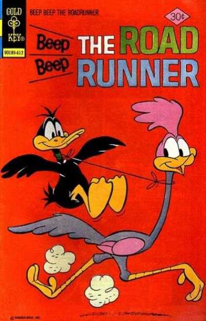 Road Runner 61 - Daffy - String Around Neck - Running - Flying - Red